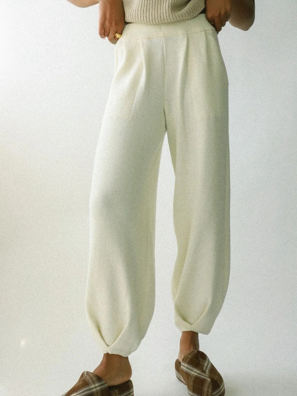 Free People Oatmeal Bone Freya Sweater Set